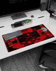 Evangelion Deskmat | Mousepad | Deskpad - NERV Emergency Screen