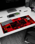 Evangelion Deskmat | Mousepad | Deskpad - NERV Emergency Screen