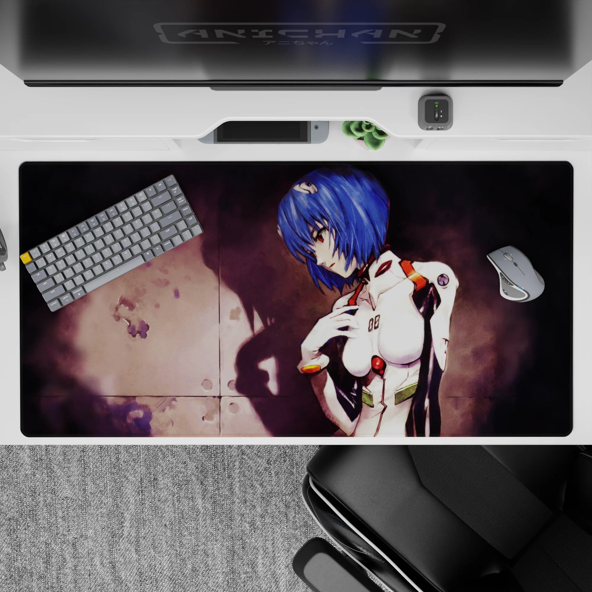 Evangelion - Anime Mouse Pad and Desk Pad - Faded Reverie - AniChan