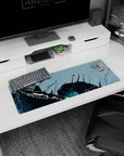 Abstract Deskmat | Mousepad | Deskpad - Dragon's Abyss - AniChan