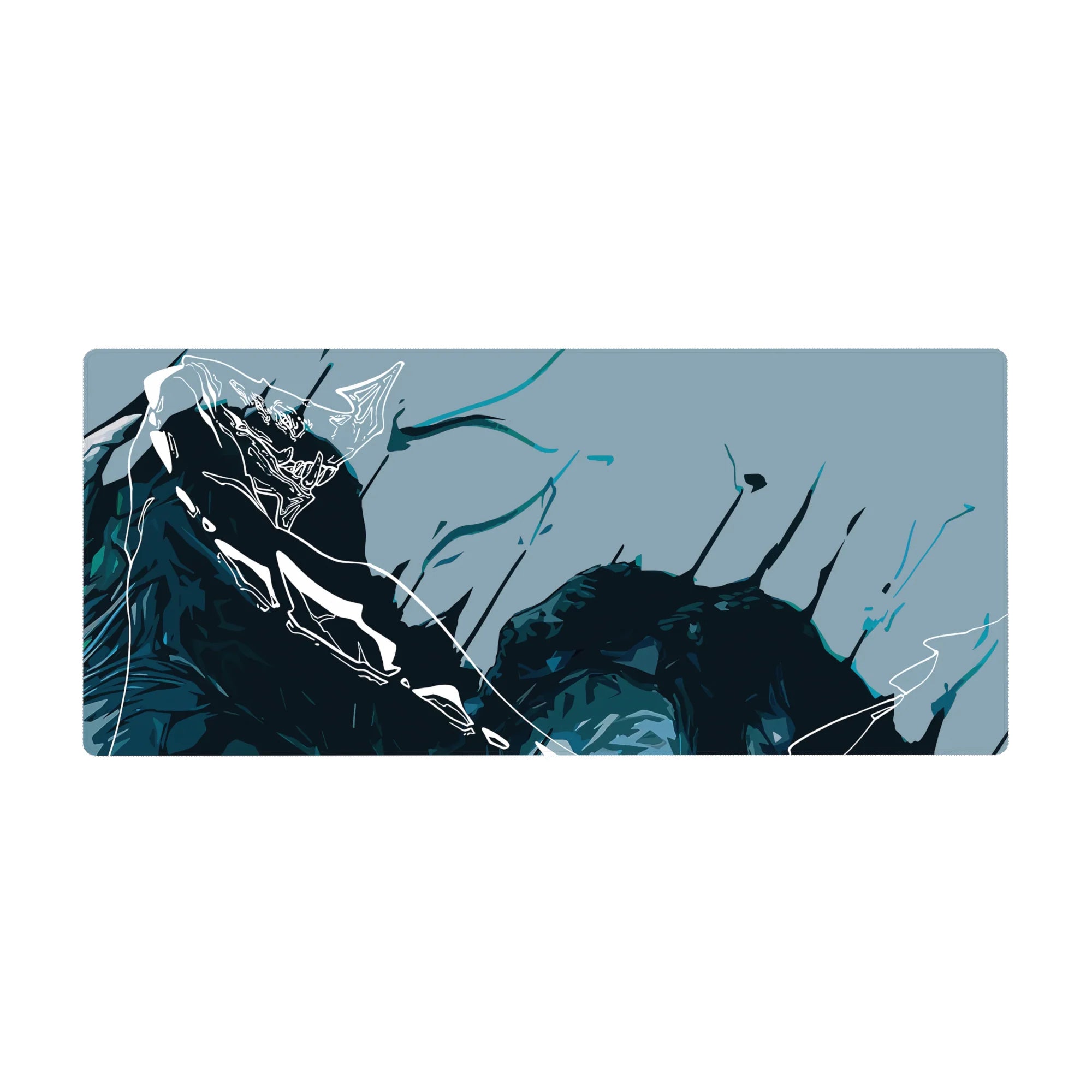 Abstract Deskmat | Mousepad | Deskpad - Dragon's Abyss - AniChan