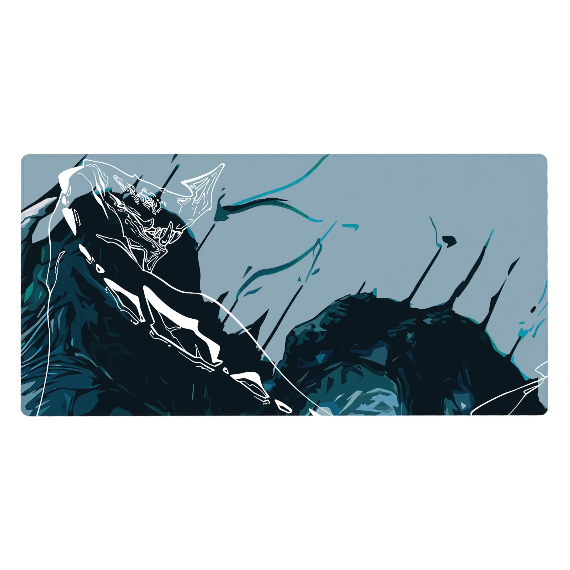 Abstract Deskmat | Mousepad | Deskpad - Dragon's Abyss - AniChan