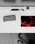 Liquid Abstract Deskmat | Mousepad | Deskpad - Fiery Surge - AniChan