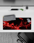 Liquid Abstract Deskmat | Mousepad | Deskpad - Fiery Surge - AniChan