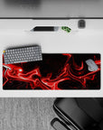 Liquid Abstract Deskmat | Mousepad | Deskpad - Fiery Surge - AniChan