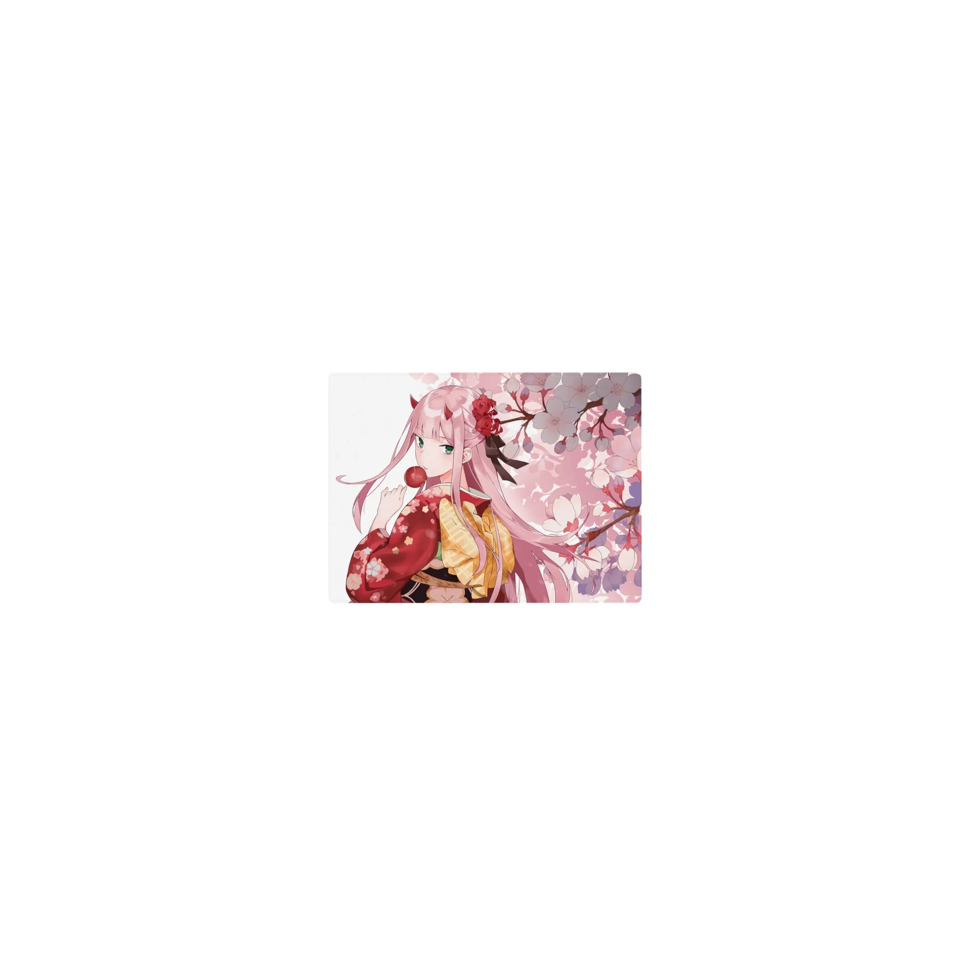 Darling In The Franxx Deskmat | Mousepad | Deskpad - Sakura Dream Zero Two - AniChan