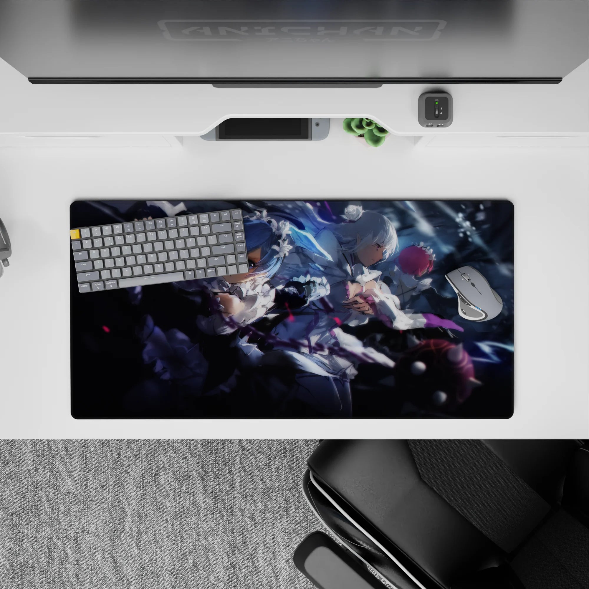 Re:Zero Deskmat | Mousepad | Deskpad - Battle of Elegance