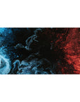 Liquid Abstract Deskmat | Mousepad | Deskpad - Blue-Red Collision - AniChan