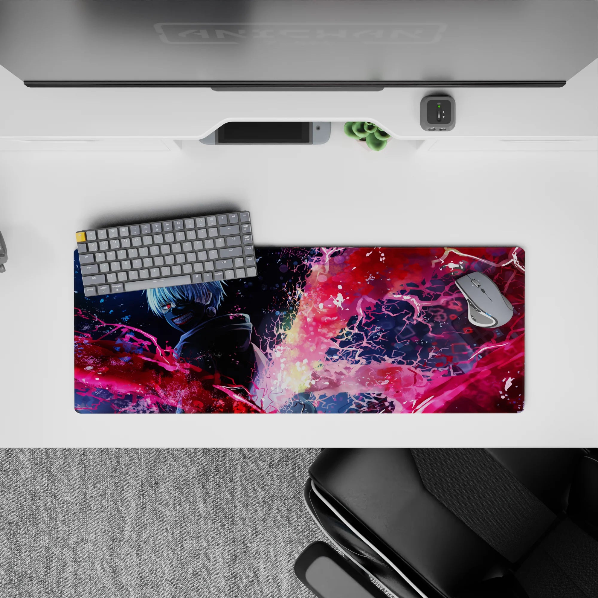 Tokyo Ghoul Deskmat | Mousepad | Deskpad - Crimson Chaos Unleashed