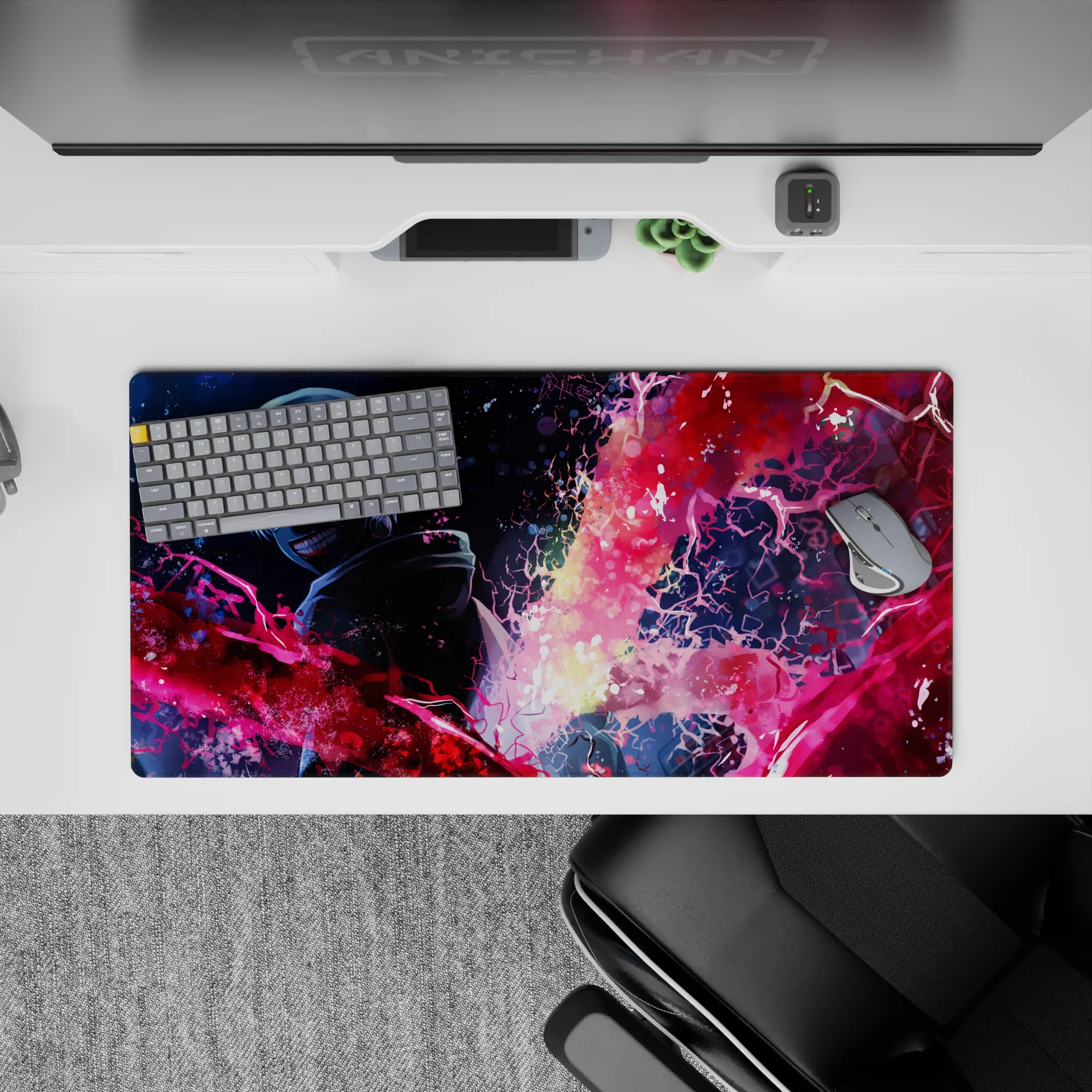 Tokyo Ghoul Deskmat | Mousepad | Deskpad - Crimson Chaos Unleashed