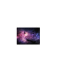 Classic 14x10 inches mouse pad with a dreamy nebula galaxy design and scattered tiny stars.