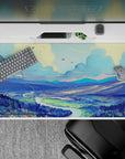 Fantasy Landscapes Deskmat | Mousepad | Deskpad - Valley Serenity