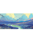 Fantasy Landscapes Deskmat | Mousepad | Deskpad - Valley Serenity