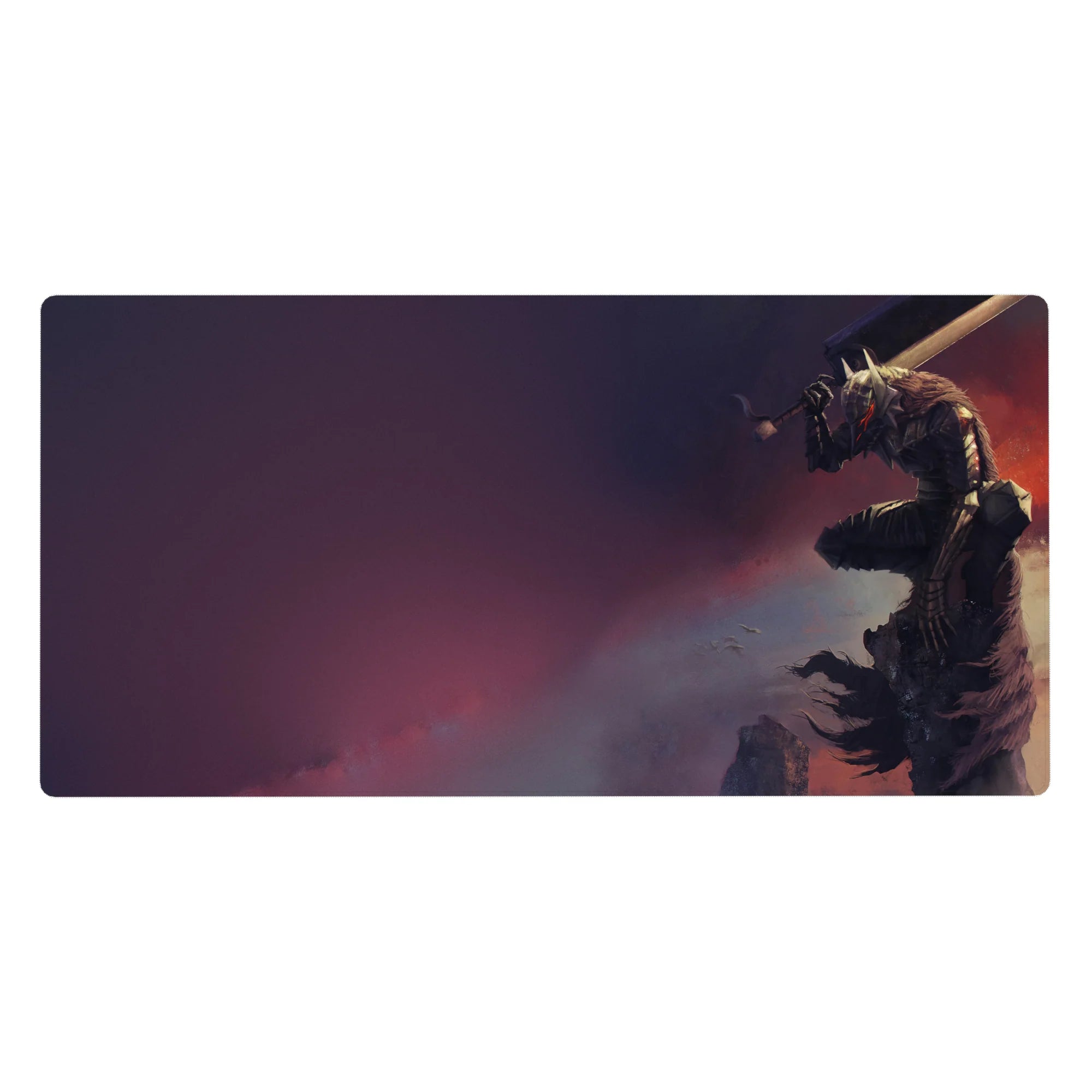 Berserk Deskmat | Mousepad | Deskpad - The Lone Berserker - AniChan