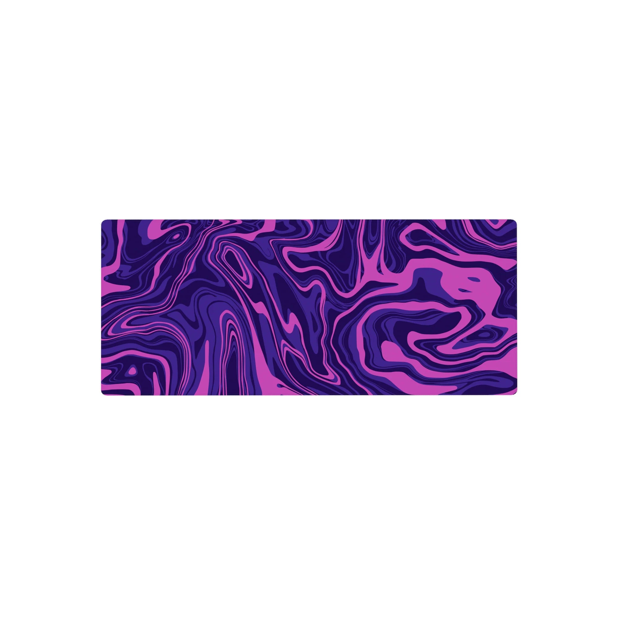 Liquid Abstract Deskmat | Mousepad | Deskpad - Purple Swirl Motion - AniChan