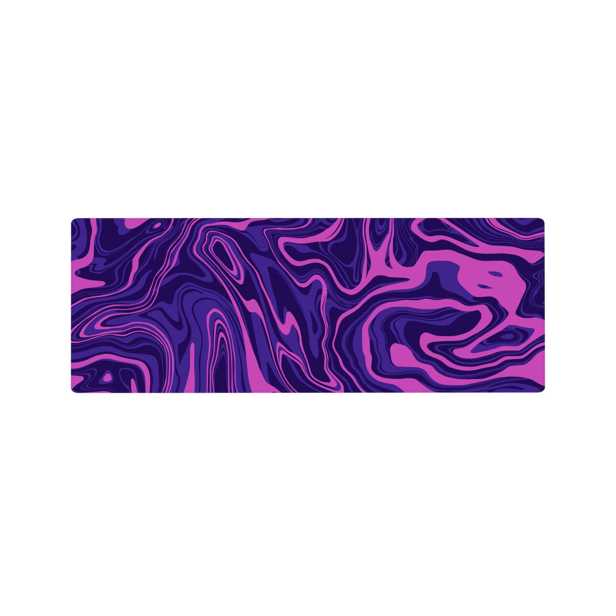 Liquid Abstract Deskmat | Mousepad | Deskpad - Purple Swirl Motion - AniChan