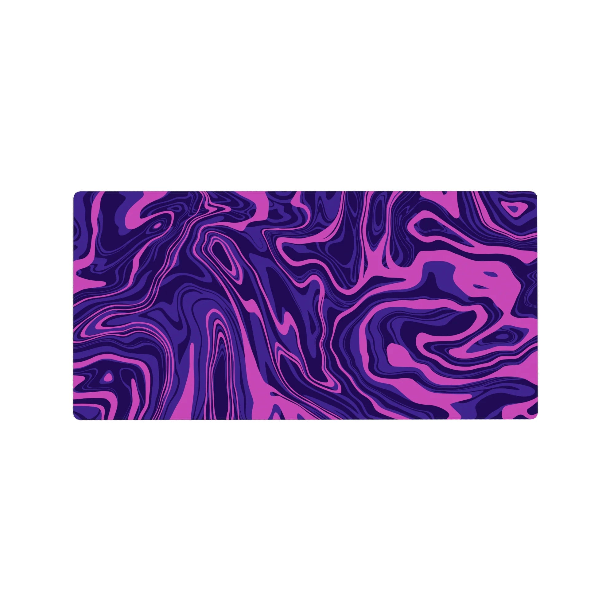 Liquid Abstract Deskmat | Mousepad | Deskpad - Purple Swirl Motion - AniChan