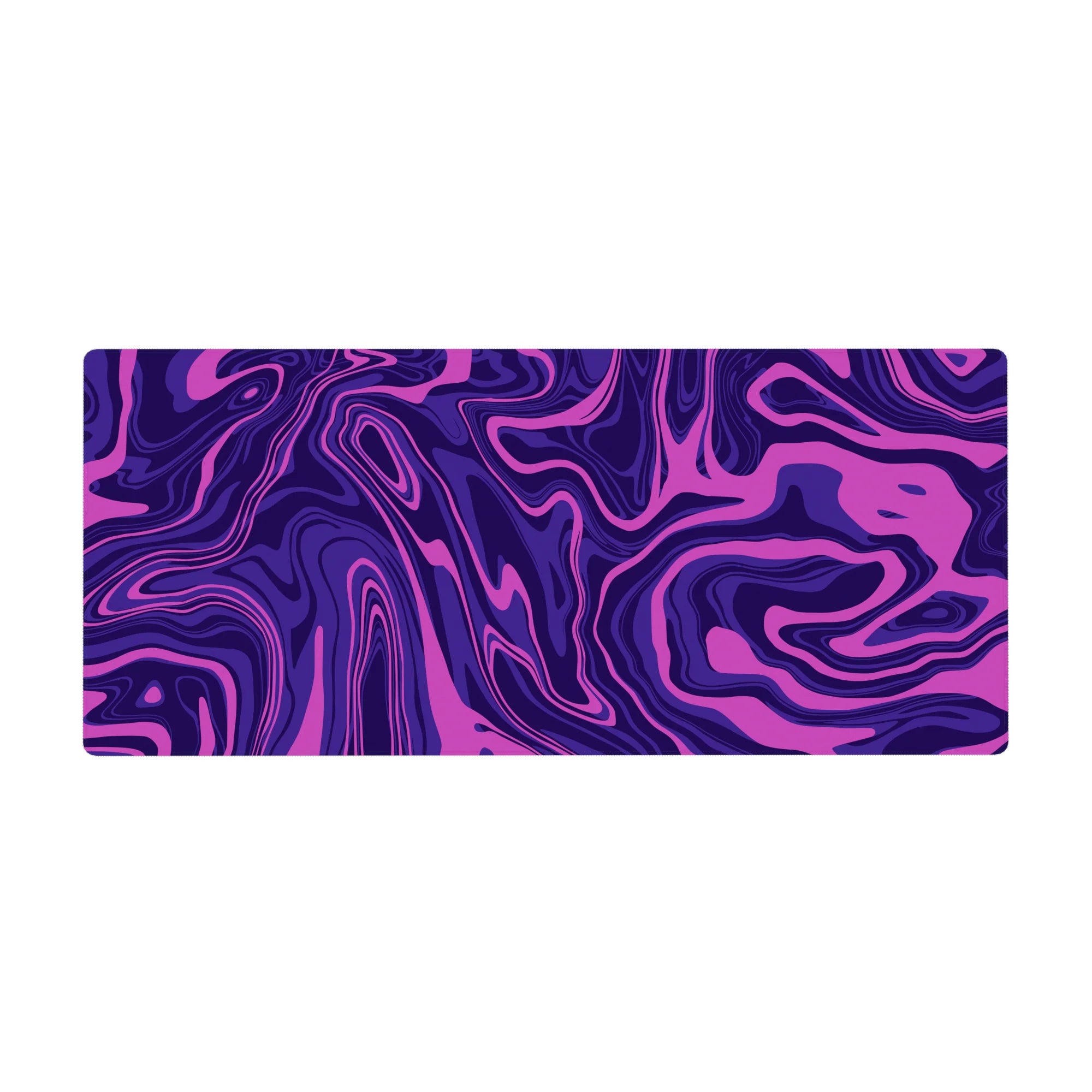 Liquid Abstract Deskmat | Mousepad | Deskpad - Purple Swirl Motion - AniChan