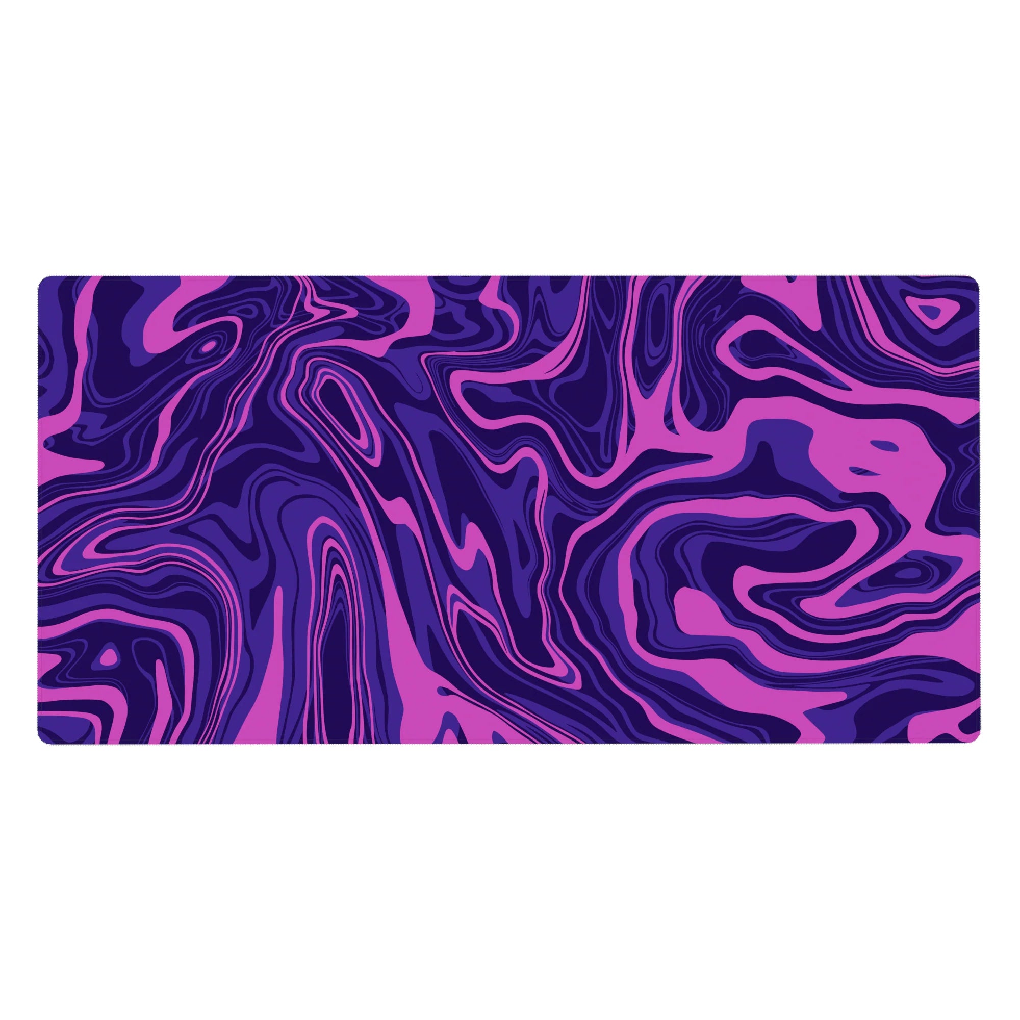 Liquid Abstract Deskmat | Mousepad | Deskpad - Purple Swirl Motion - AniChan