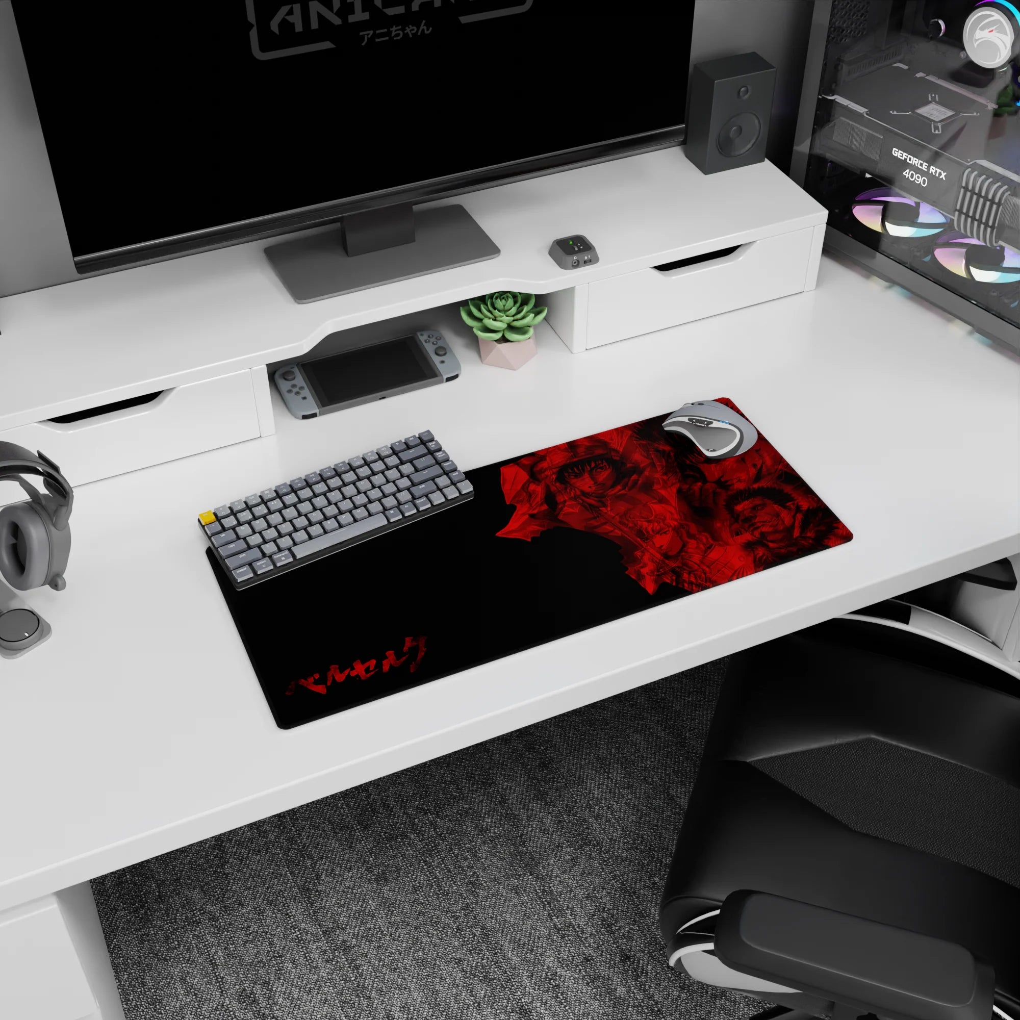 Berserk Deskmat | Mousepad | Deskpad - Crimson Warriors - AniChan