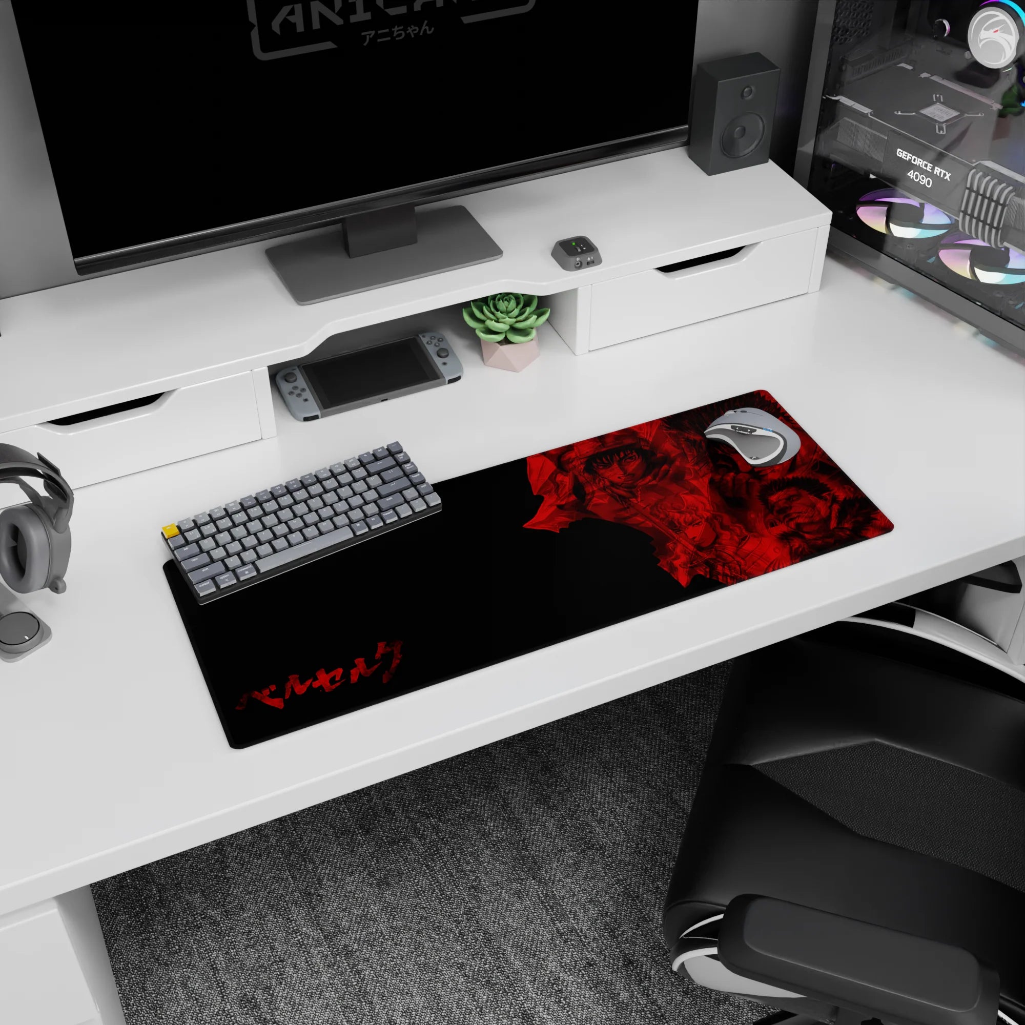 Berserk Deskmat | Mousepad | Deskpad - Crimson Warriors - AniChan