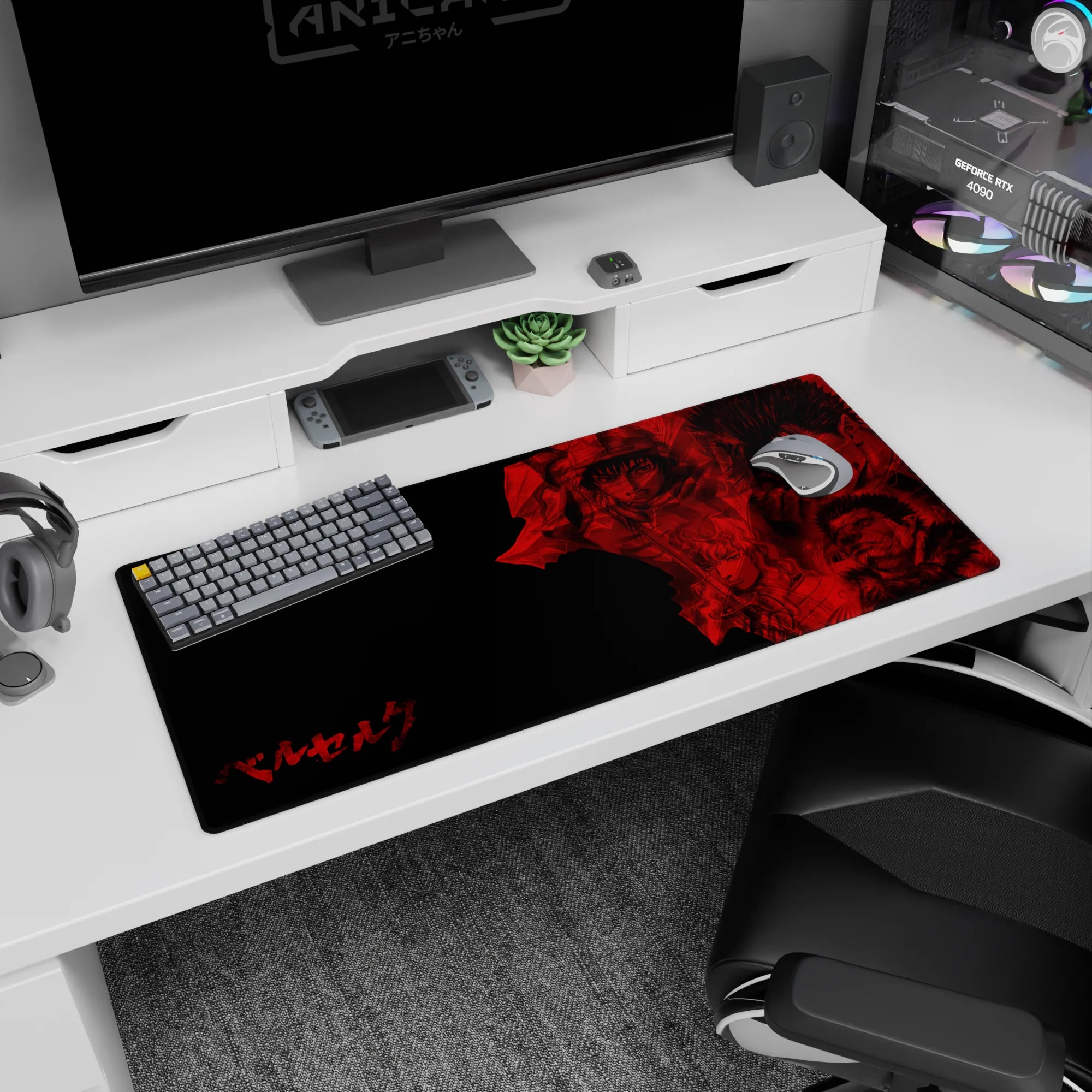 Berserk Deskmat | Mousepad | Deskpad - Crimson Warriors - AniChan