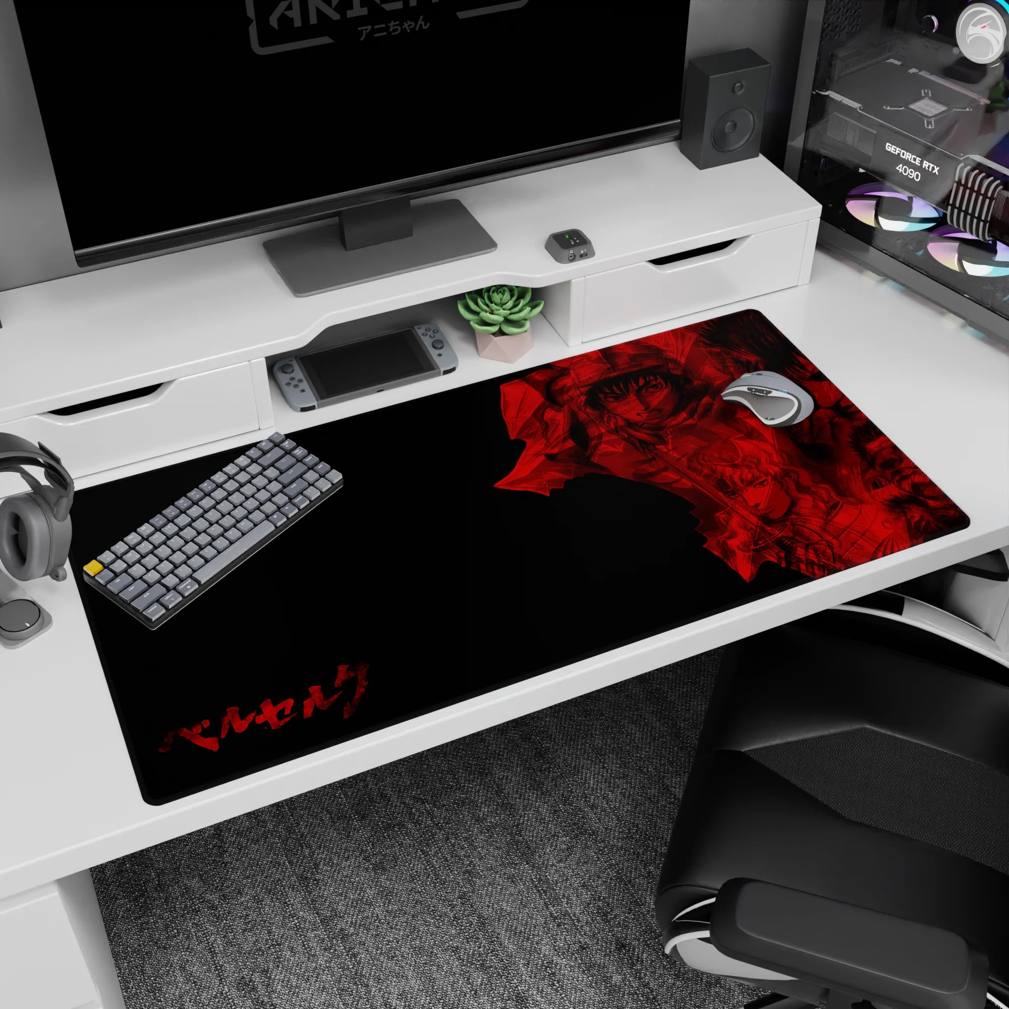 Berserk Deskmat | Mousepad | Deskpad - Crimson Warriors - AniChan