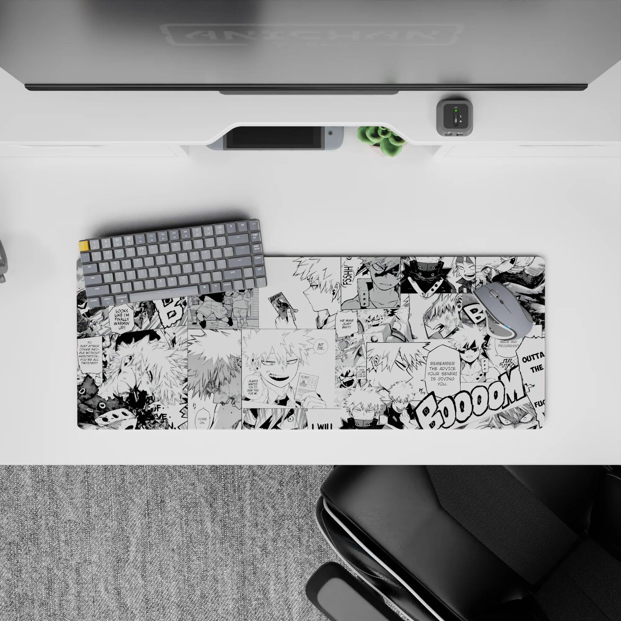 My Hero Academia Deskmat | Mousepad | Deskpad - Explosive Resolve - AniChan