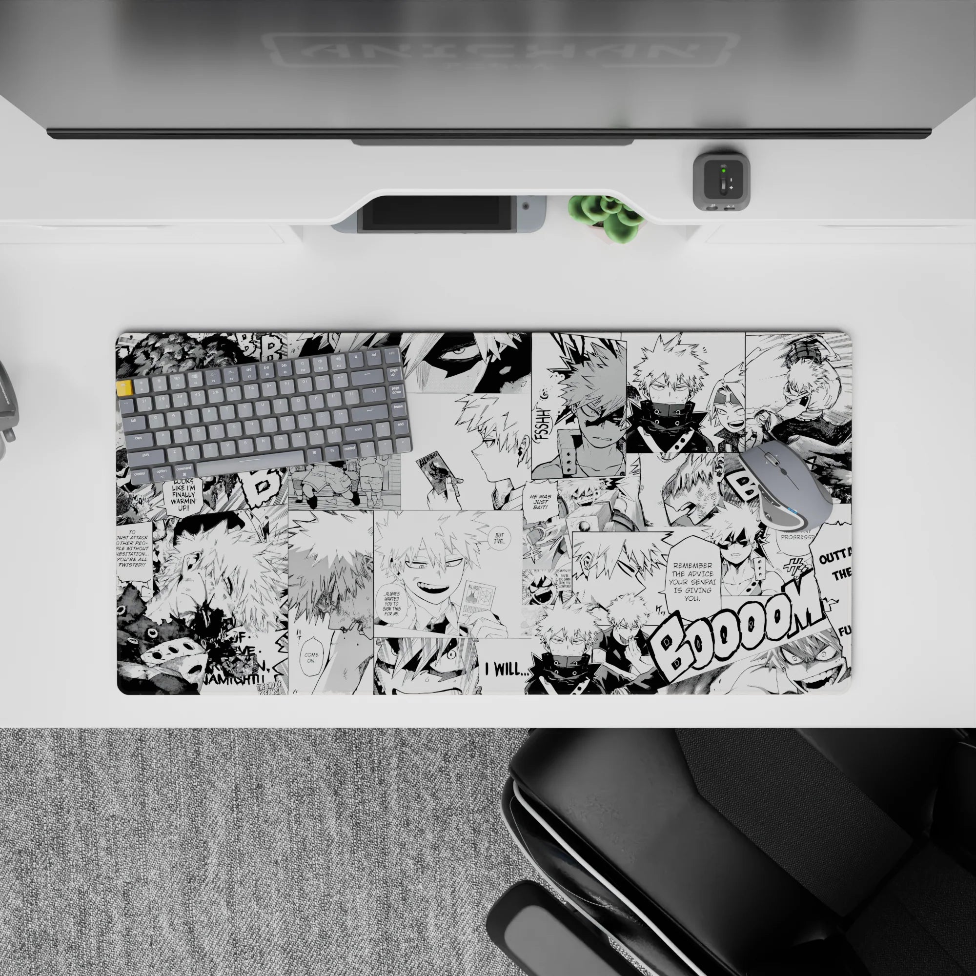 My Hero Academia Deskmat | Mousepad | Deskpad - Explosive Resolve - AniChan