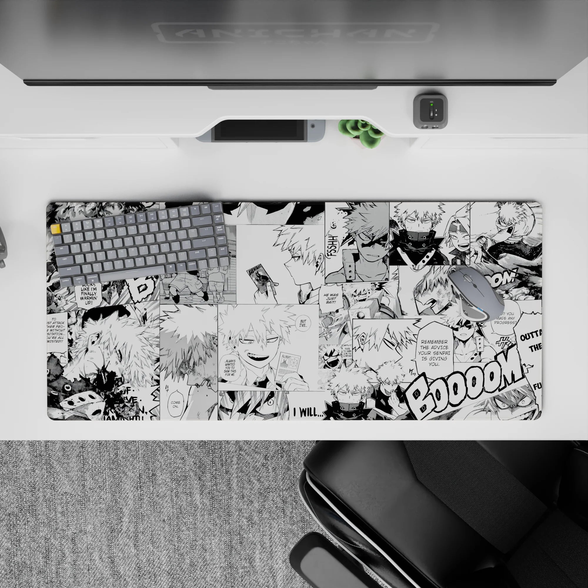 My Hero Academia Deskmat | Mousepad | Deskpad - Explosive Resolve - AniChan