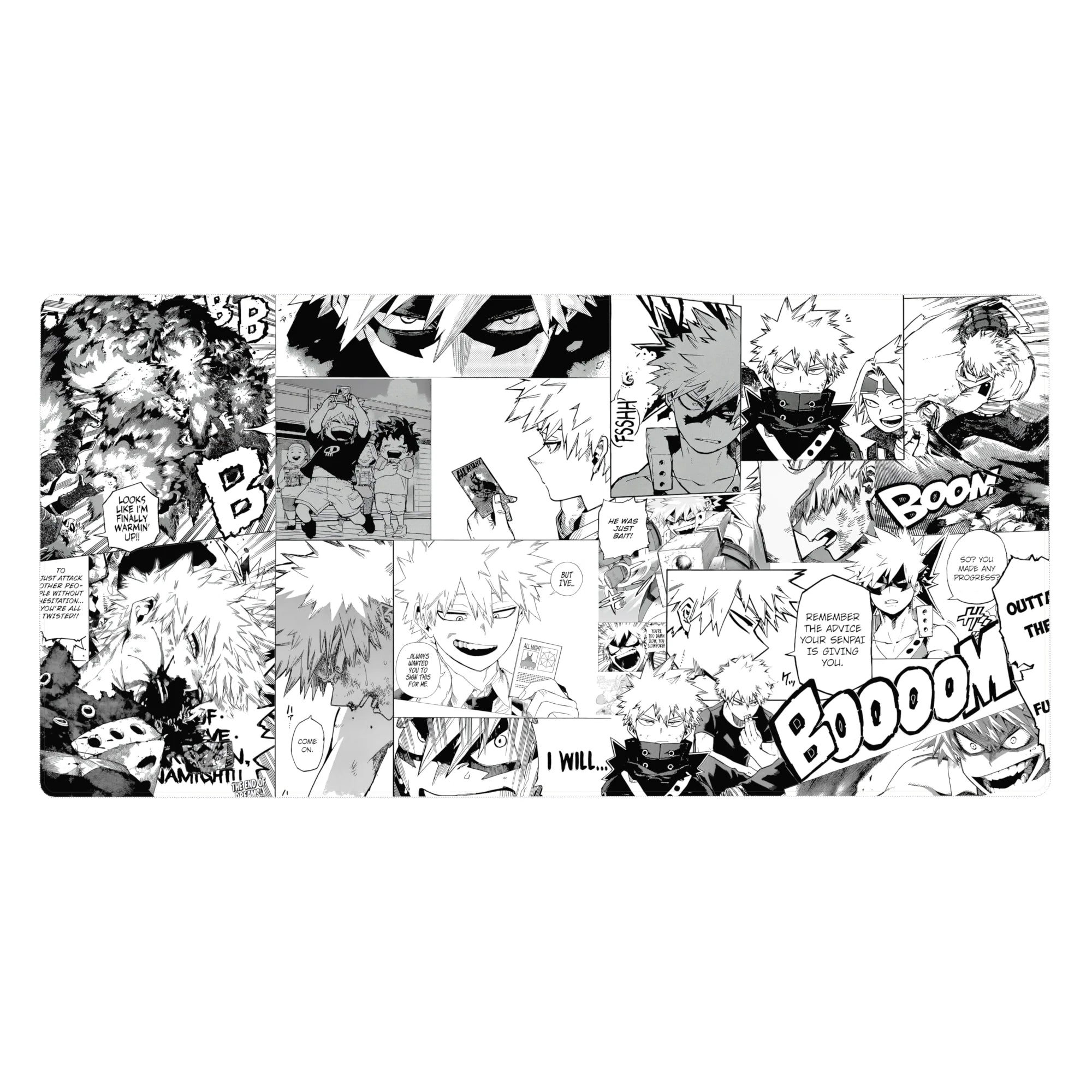 My Hero Academia Deskmat | Mousepad | Deskpad - Explosive Resolve - AniChan