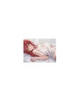 Classic anime girl mouse pad 14x10 inches with red-haired, golden-eyed girl in camisole, desk-ready art.