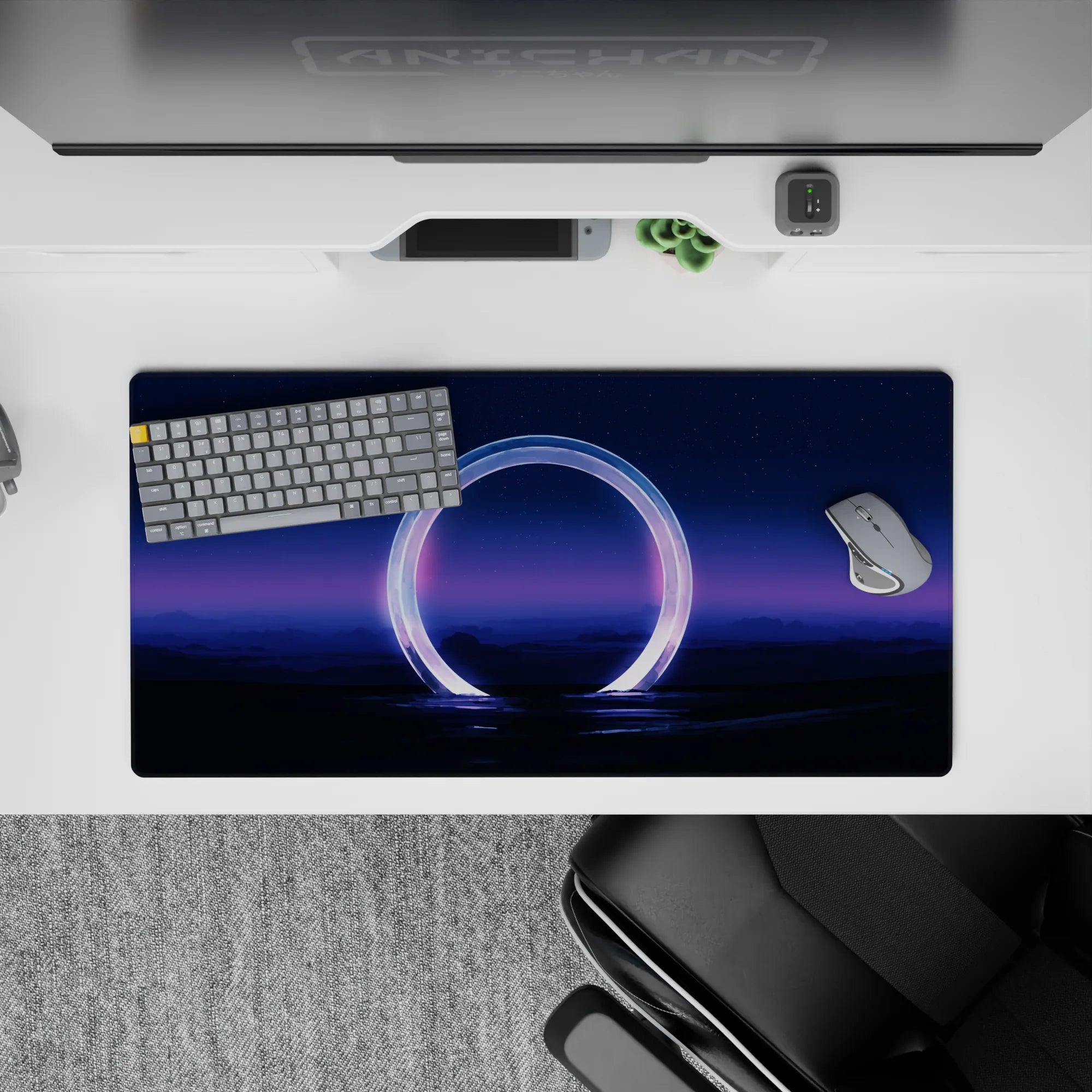 Fantasy Landscapes Deskmat | Mousepad | Deskpad - Cosmic Horizon