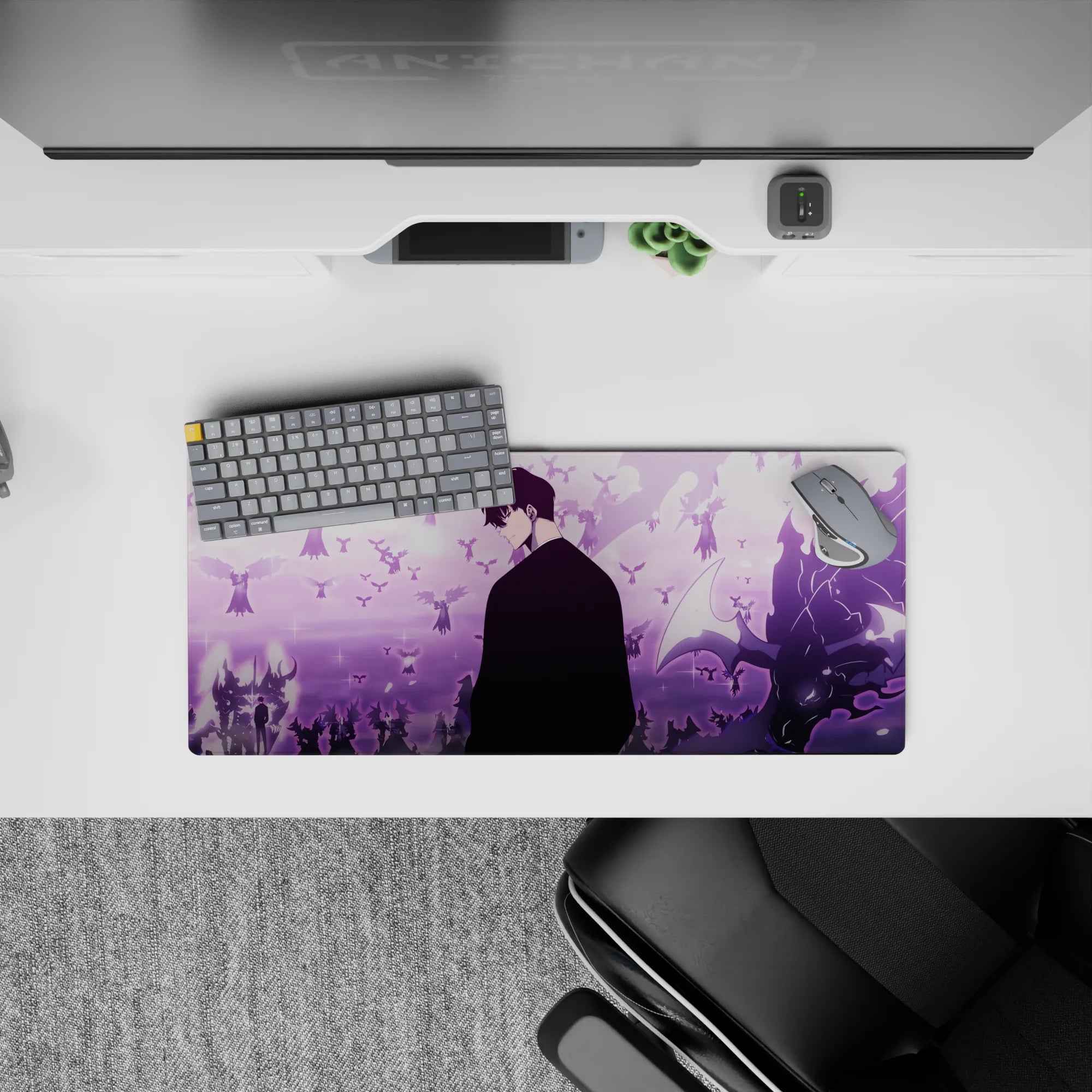 Solo Leveling Deskmat | Mousepad | Deskpad - Silent Shadows Ascend