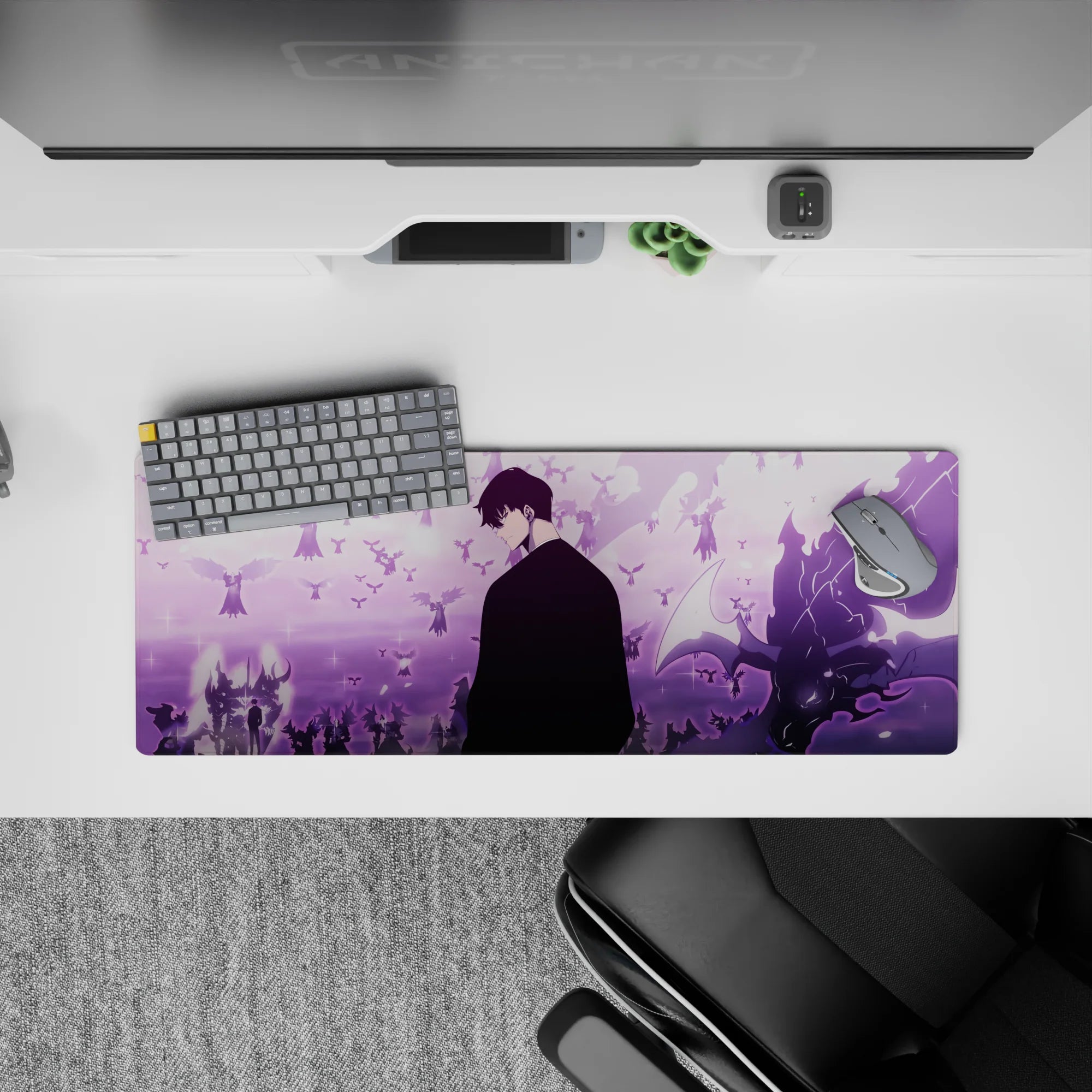 Solo Leveling Deskmat | Mousepad | Deskpad - Silent Shadows Ascend