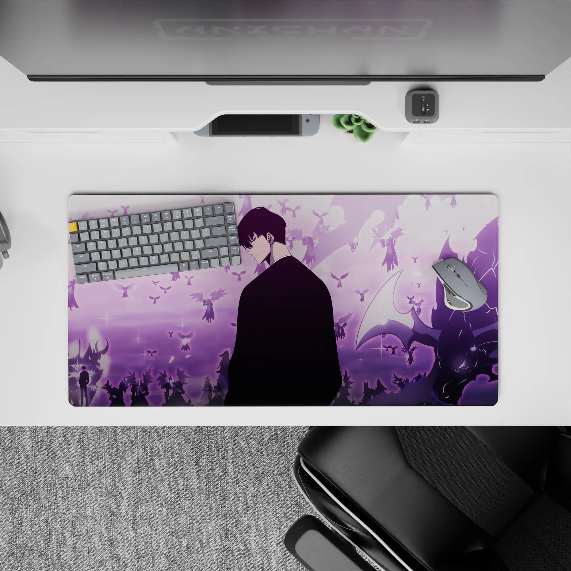 Solo Leveling Deskmat | Mousepad | Deskpad - Silent Shadows Ascend