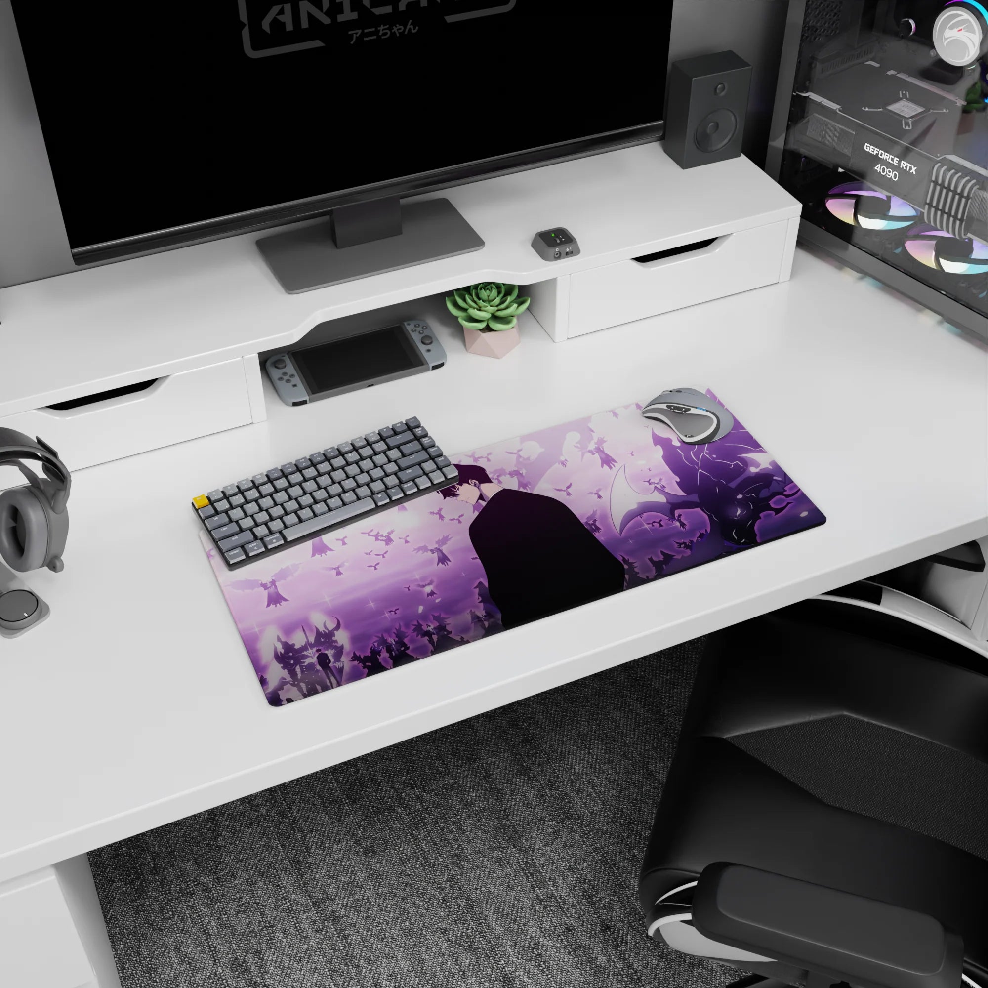 Solo Leveling Deskmat | Mousepad | Deskpad - Silent Shadows Ascend