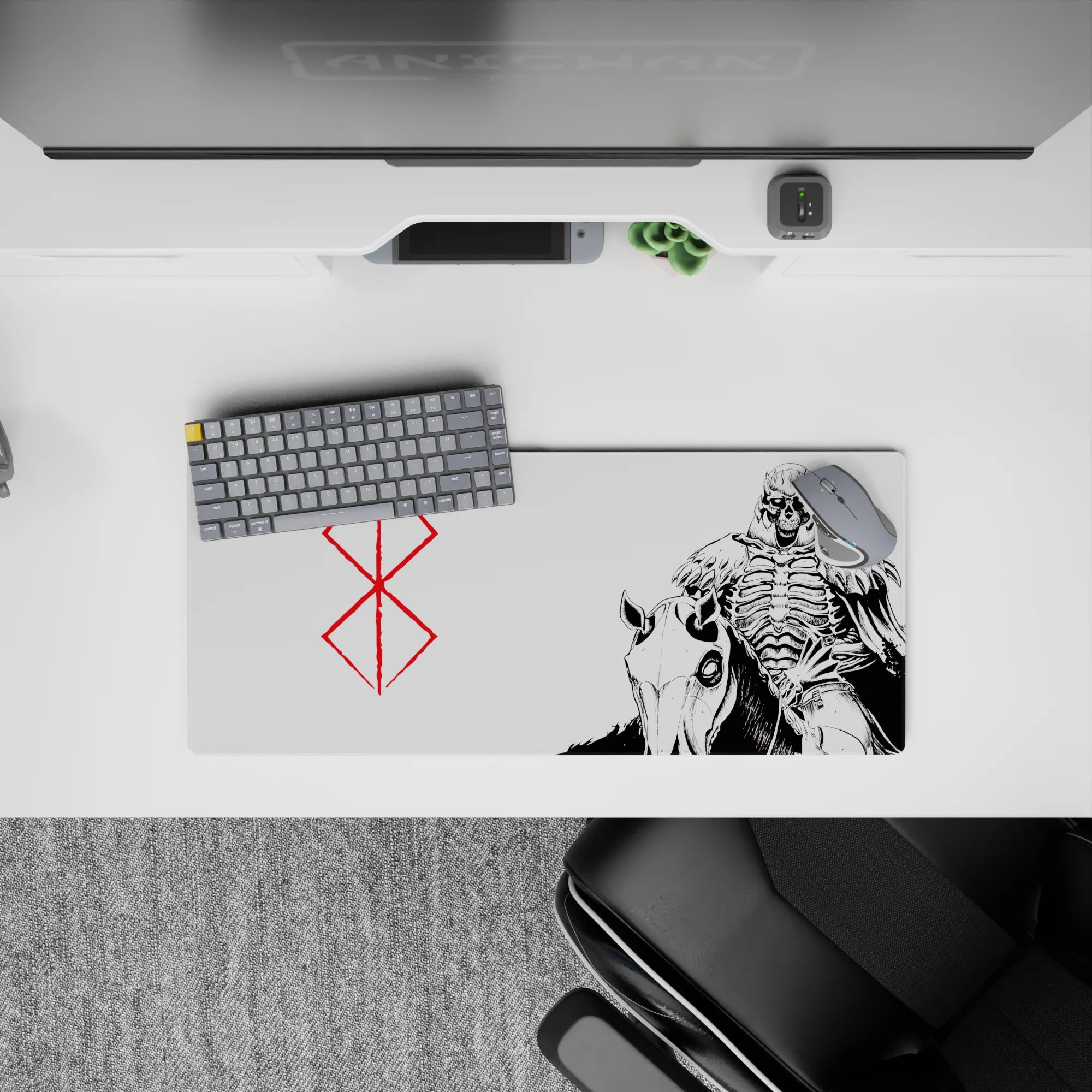 Berserk Deskmat | Mousepad | Deskpad - Death on Horseback - AniChan