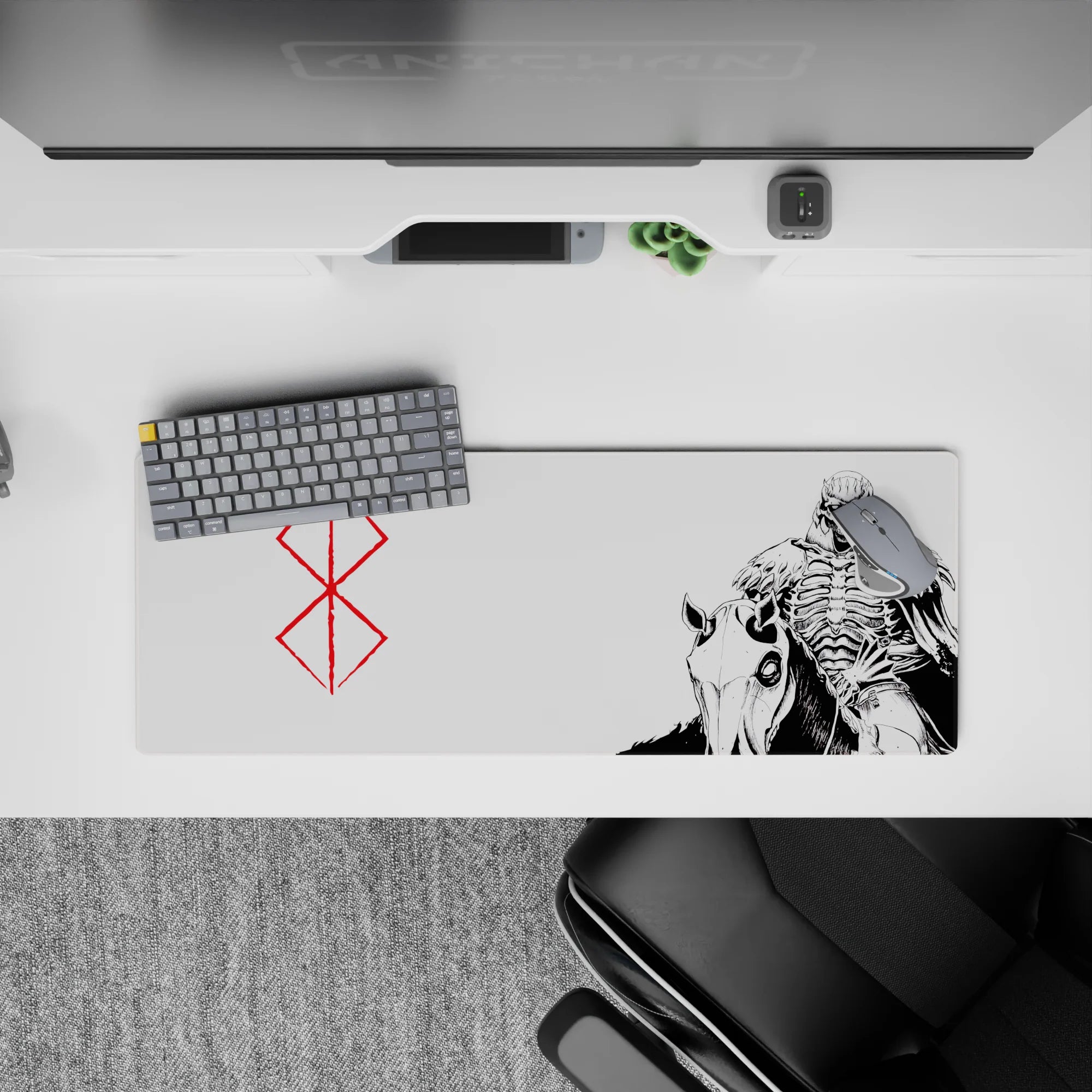 Berserk Deskmat | Mousepad | Deskpad - Death on Horseback - AniChan