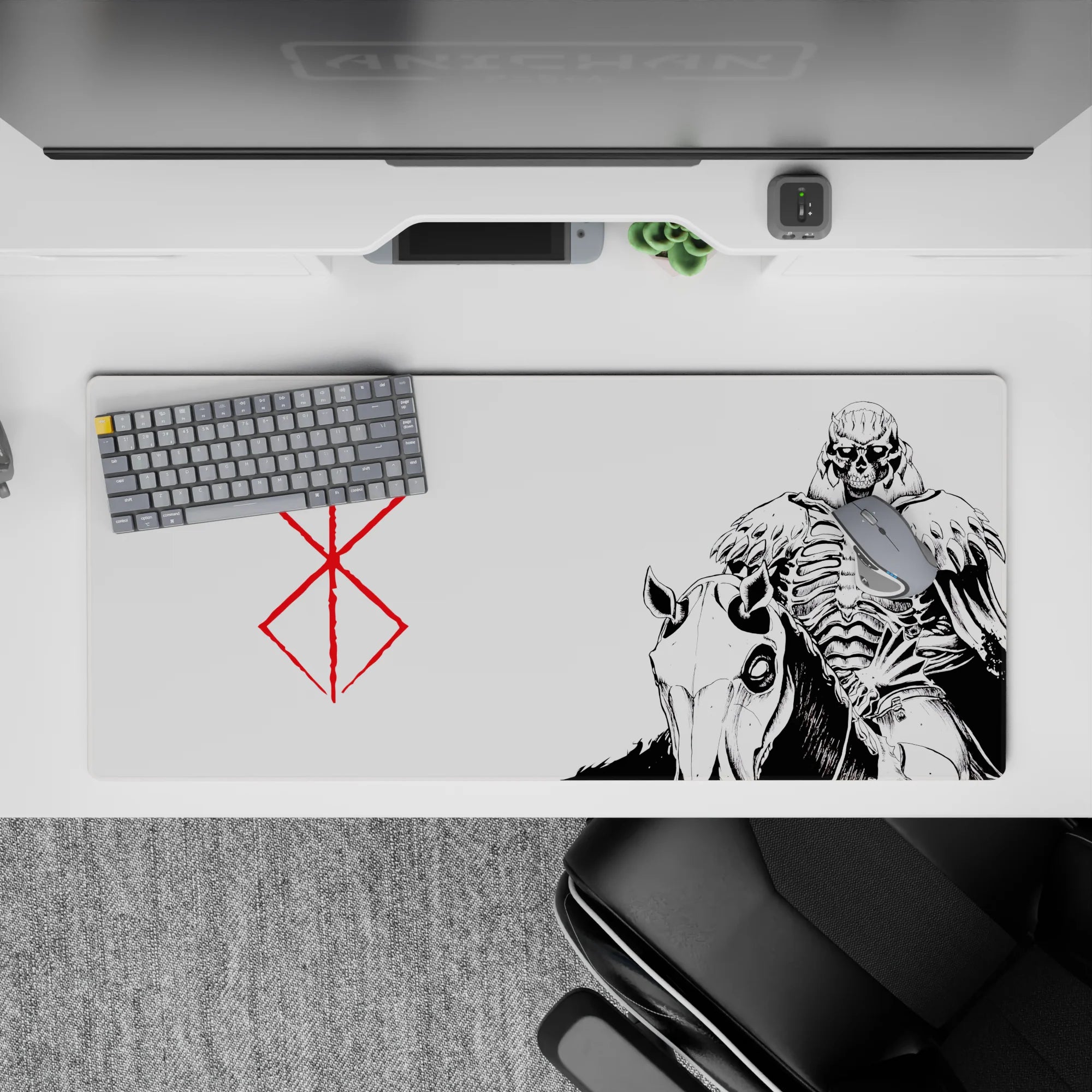 Berserk Deskmat | Mousepad | Deskpad - Death on Horseback - AniChan