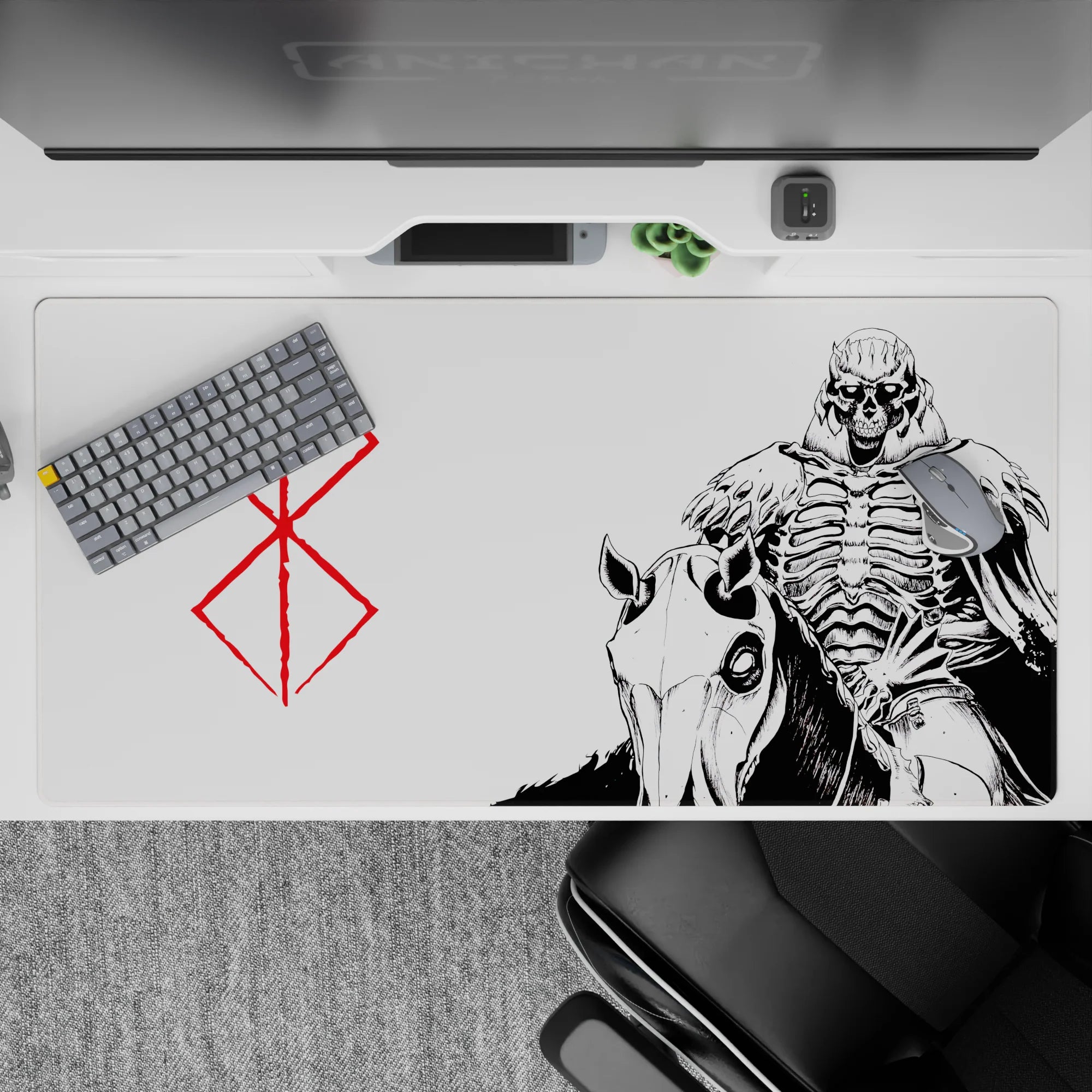 Berserk Deskmat | Mousepad | Deskpad - Death on Horseback - AniChan