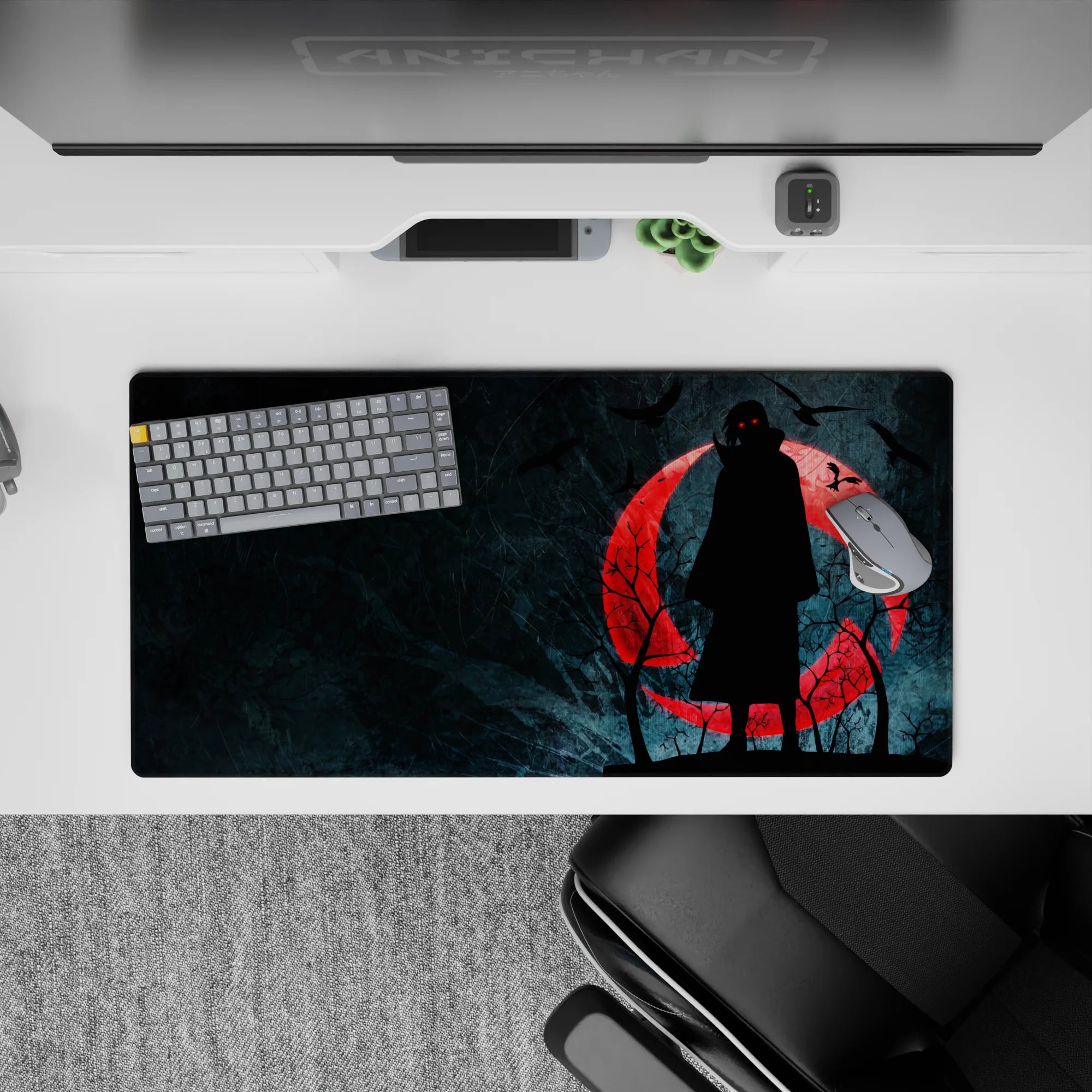 Naruto Deskmat | Mousepad | Deskpad - Shadow of the Moon Itachi - AniChan