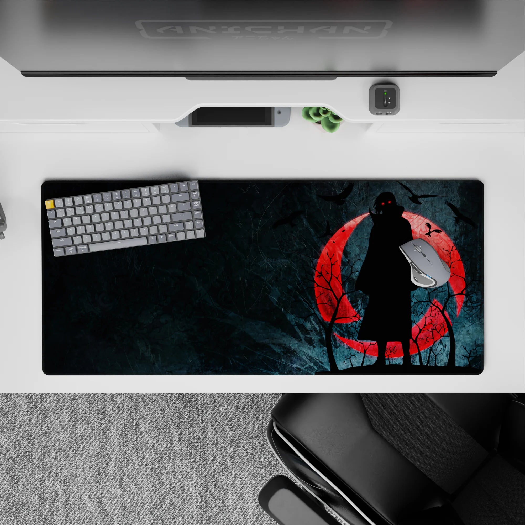 Naruto Deskmat | Mousepad | Deskpad - Shadow of the Moon Itachi - AniChan