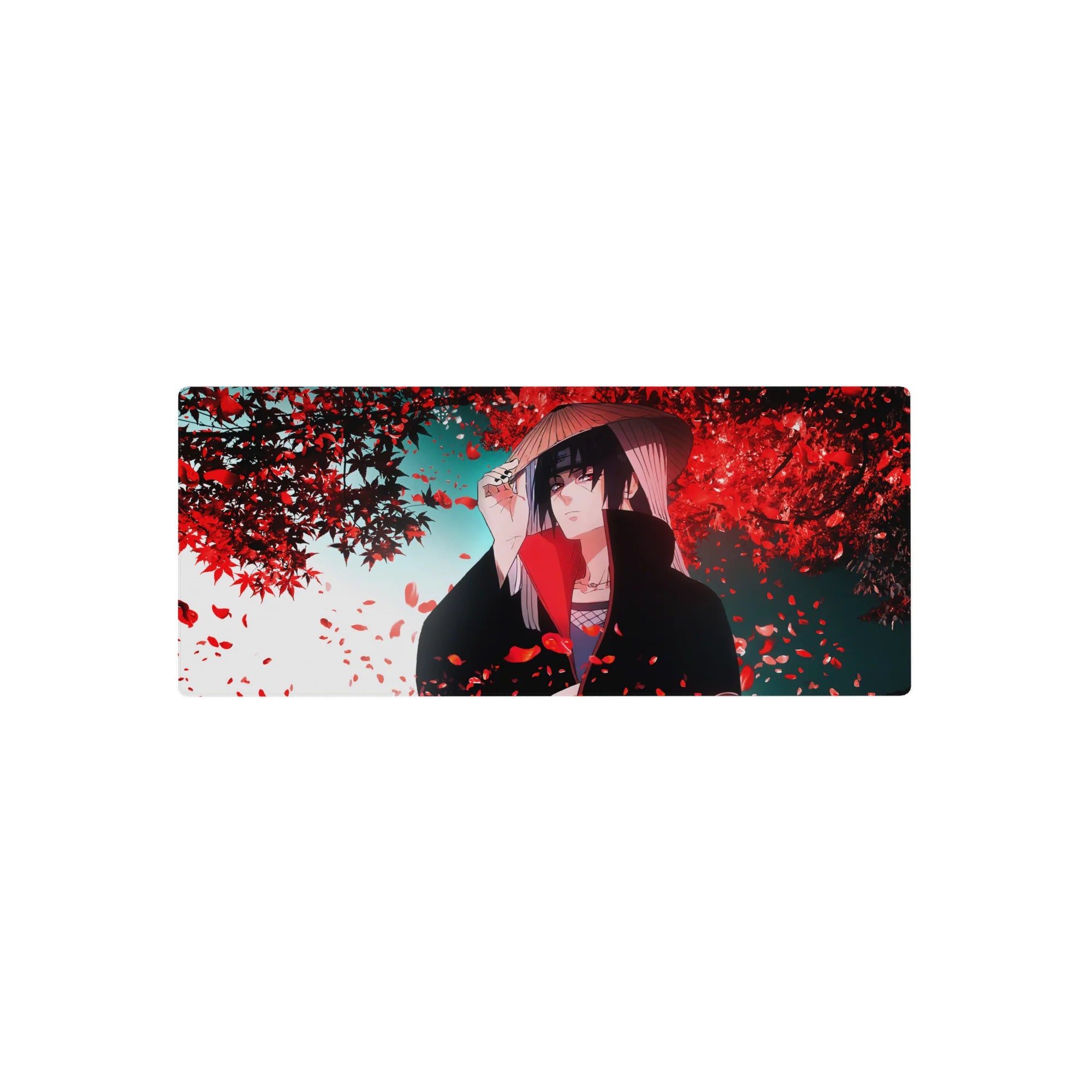 Naruto Deskmat | Mousepad | Deskpad - Fallen Petals of Itachi - AniChan