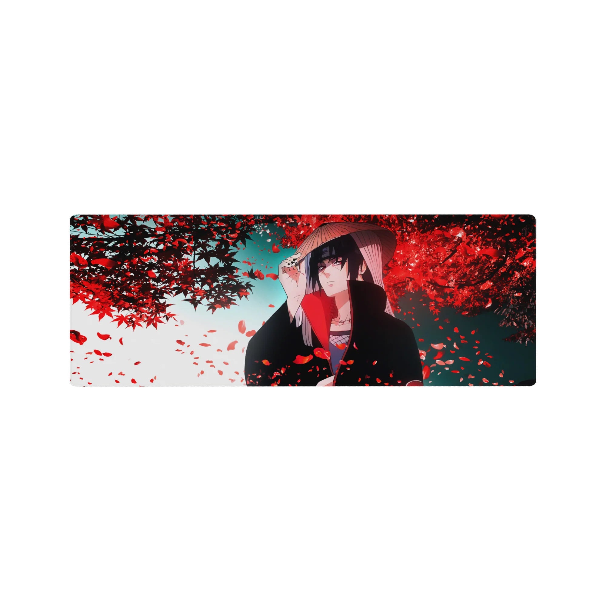 Naruto Deskmat | Mousepad | Deskpad - Fallen Petals of Itachi - AniChan