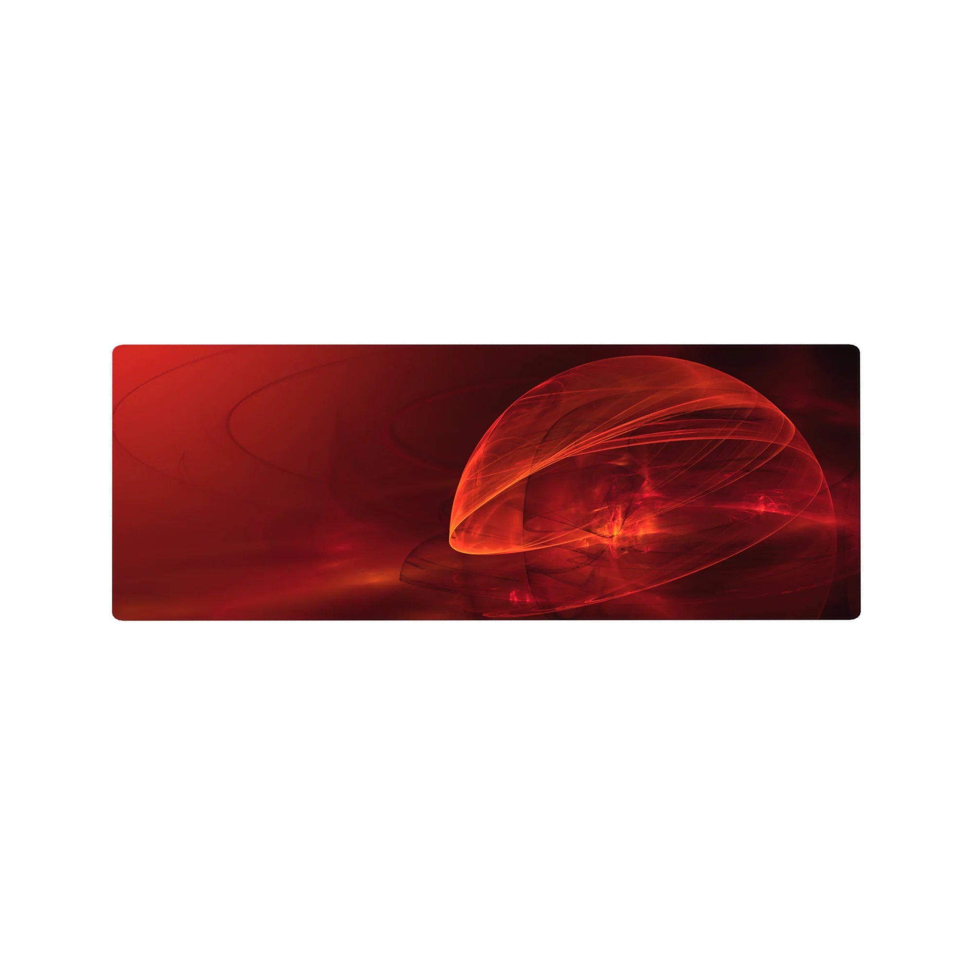 Abstract Deskmat | Mousepad | Deskpad - Crimson Flame - AniChan