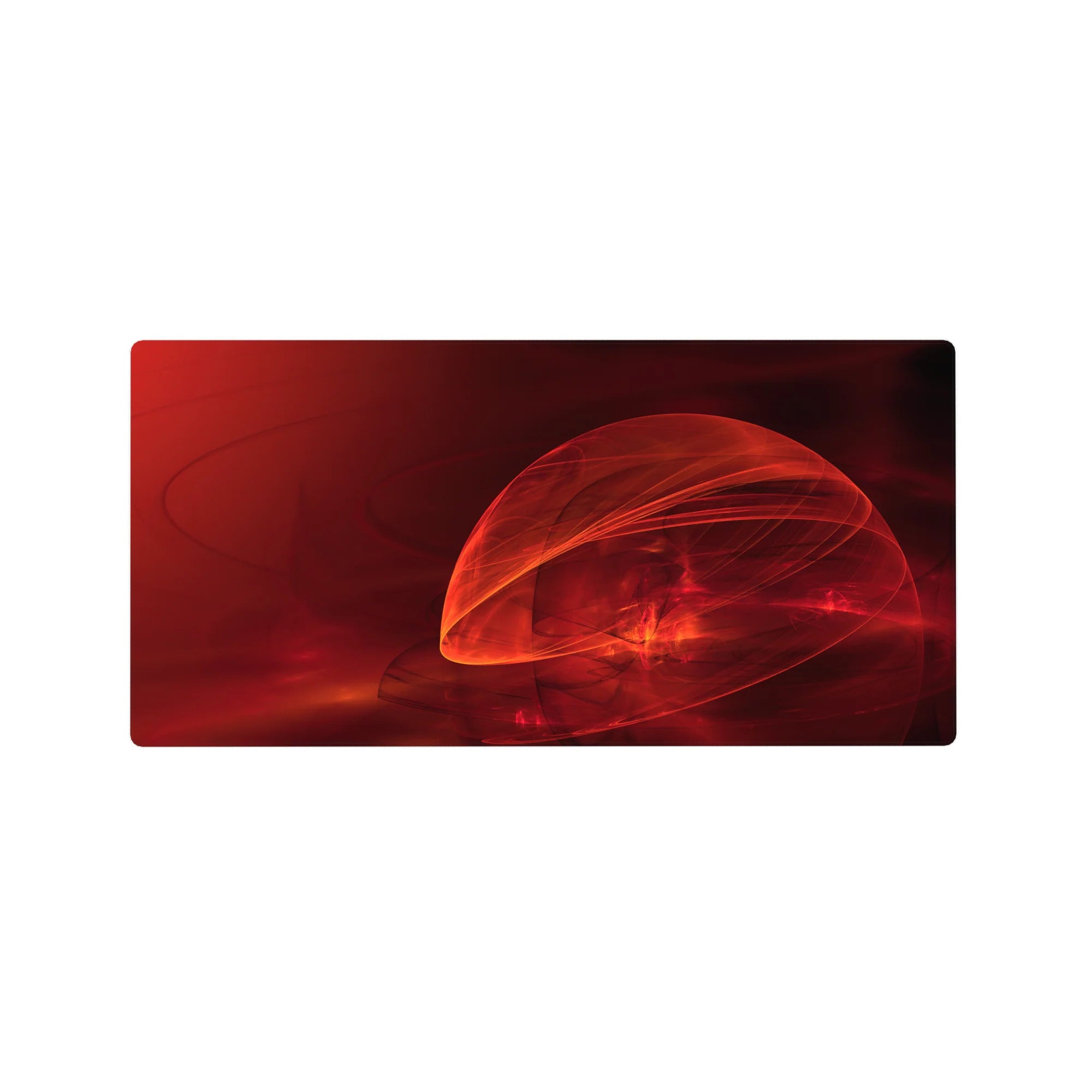 Abstract Deskmat | Mousepad | Deskpad - Crimson Flame - AniChan