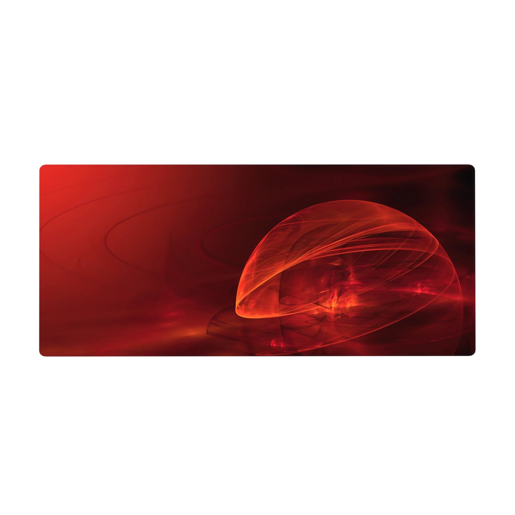 Abstract Deskmat | Mousepad | Deskpad - Crimson Flame - AniChan