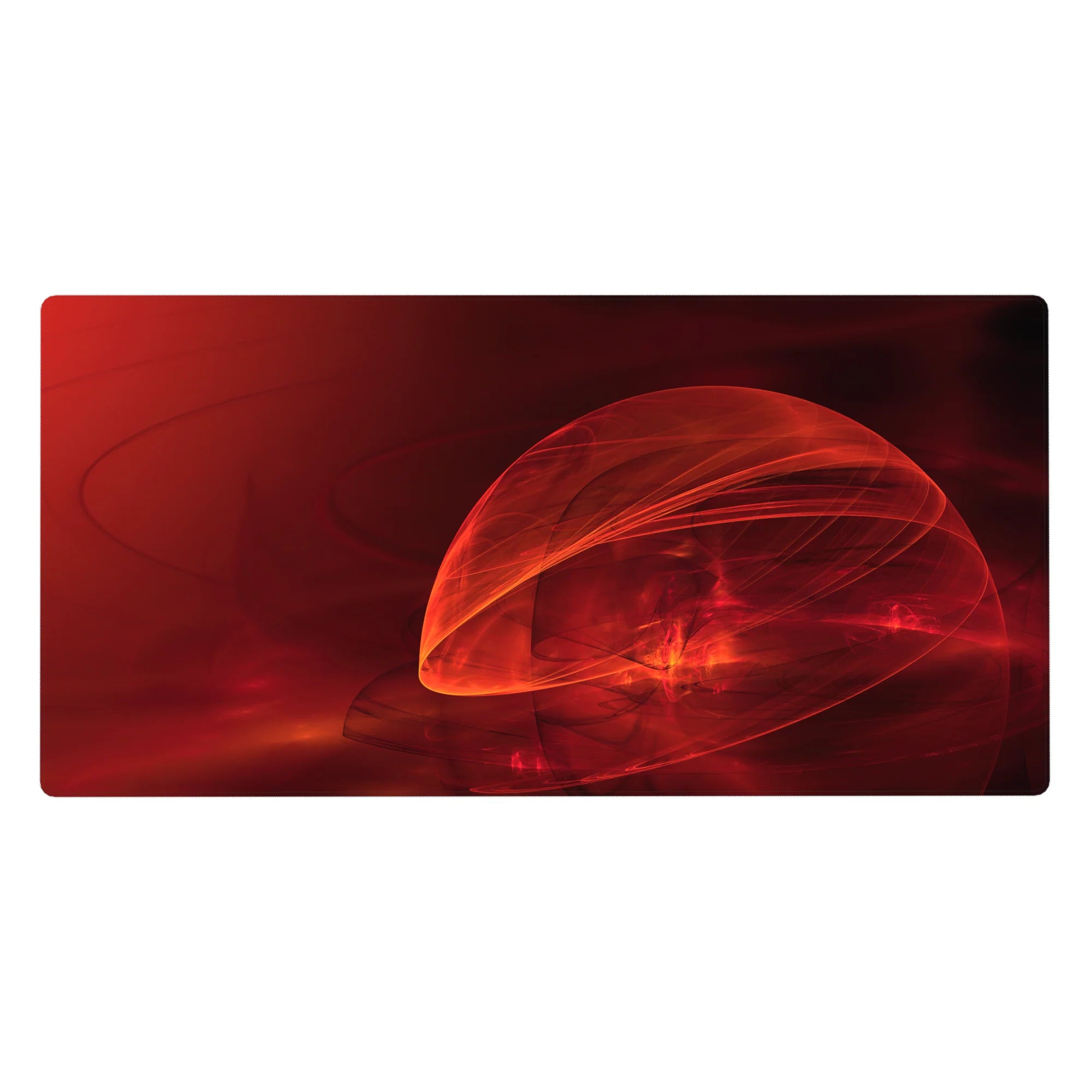 Abstract Deskmat | Mousepad | Deskpad - Crimson Flame - AniChan