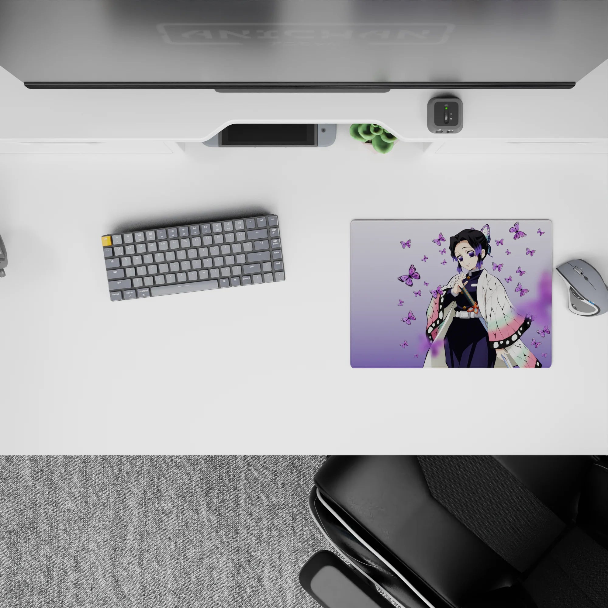 Demon Slayer Deskmat | Mousepad | Deskpad - Shinobu’s Butterfly Aura - AniChan